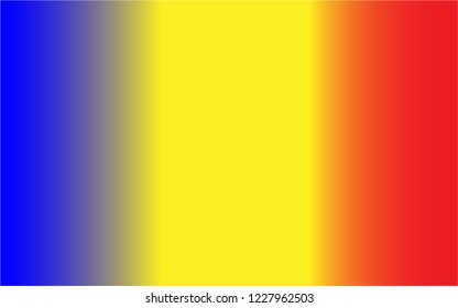 Romania flag colors background vector