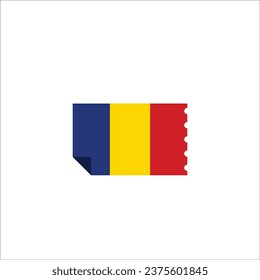 Icono de bandera de Rumania