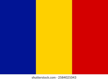 Romania flag illustrator national of vector