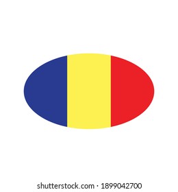 Romania flag. Simple vector Romania flag 