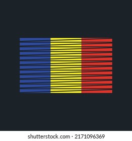 Romania Flag Vector. National Flag