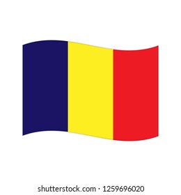 Romania Flag Wave