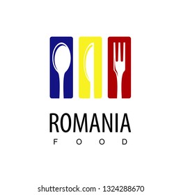 Romania Food , Restaurant Logo