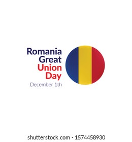 Romania Great Union Day Celebrate Design