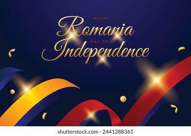 Romania Independence day design illustration collection