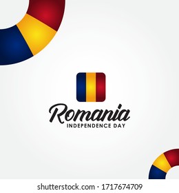 Romania Independence Day Vector Design Illustration