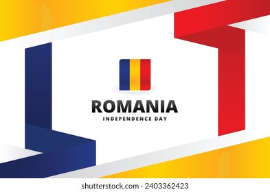 Romania Independence Day Vector Design Illustration