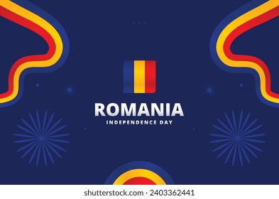 Romania Independence Day Vector Design Illustration