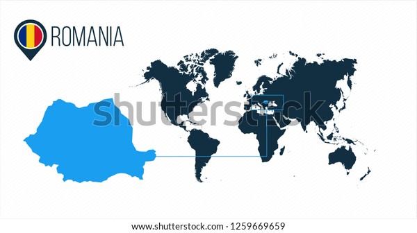 Romania Location On World Map 600w 1259669659 