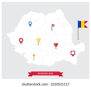 3,141 Romania Map 3d Images, Stock Photos & Vectors | Shutterstock