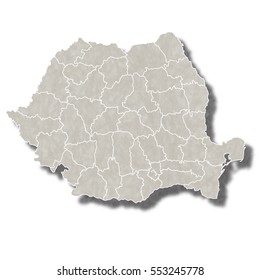 Romania map city icon