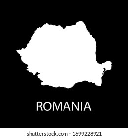 Romania Map Designs Vector Illustration Stock Vector (Royalty Free ...