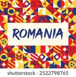 Romania National day banner design