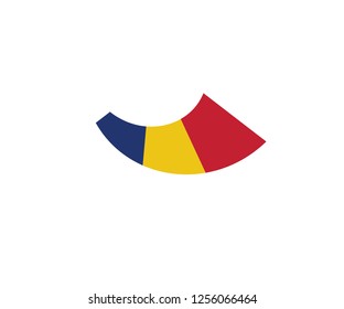 Romania national flag country emblem state symbol 