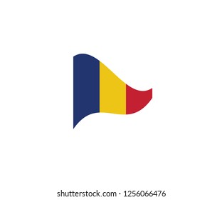Romania national flag country emblem state symbol 