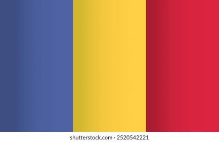 Romania national flag. Coutry identity