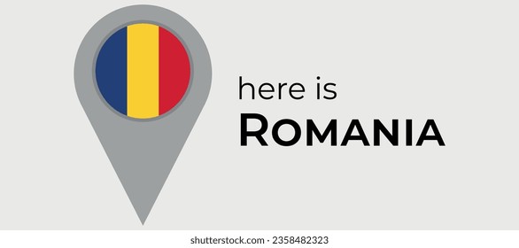 Icono del marcador de posición de la bandera nacional de Rumania