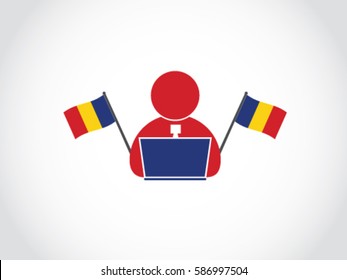 Romania Office Worker