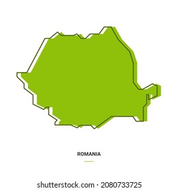 4,004 Romania Map Outline Images, Stock Photos & Vectors | Shutterstock