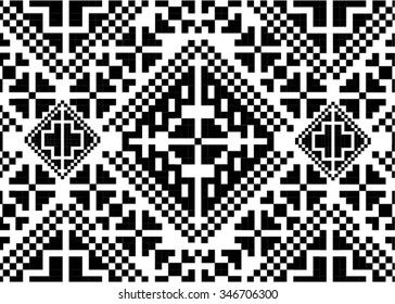 Romania Traditional Old Pattern Isolated