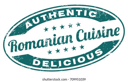 Romanian Cuisine Stamp