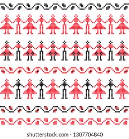 Romanian Dance Embrodery Pattern