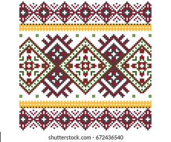 Romanian and Moldavian Cultural Heritage Pattern. Ethnic pattern