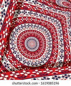Romanian traditional background, vector illustration