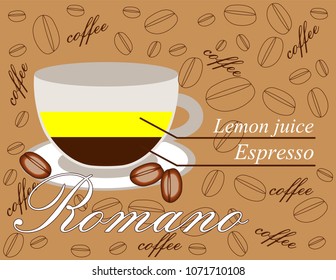 Romano coffee banner