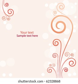 romantic abstract floral background