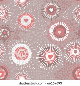 romantic abstract seamless texture