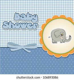 romantic baby announcement card