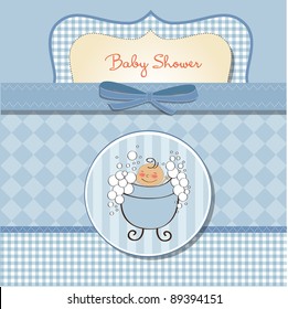 romantic baby shower card