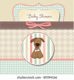 romantic baby shower card