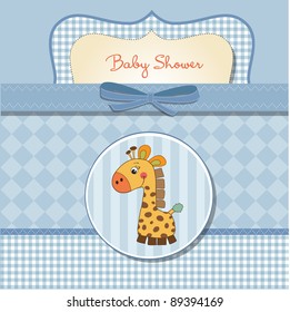 romantic baby shower card