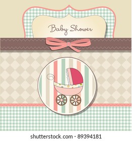 romantic baby shower card
