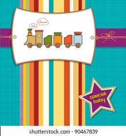 romantic baby shower card