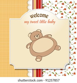 romantic baby shower card