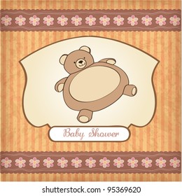 romantic baby shower card