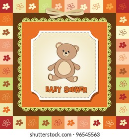 romantic baby shower card