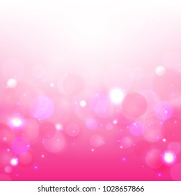 Romantic background. Abstract shining background Vector illustration.