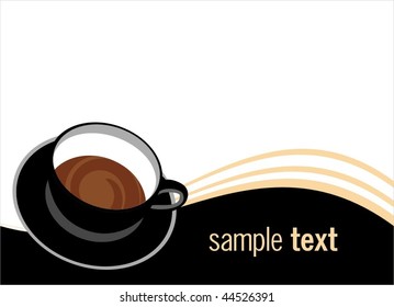 Romantic background with cup