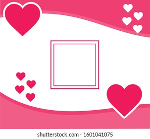 
Romantic background design for greeting cards on valentine's day