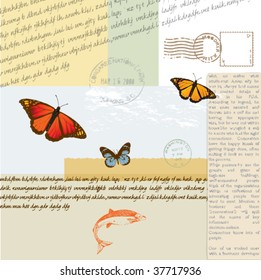 ROMANTIC BACKGROUND DESIGN. Wallpaper, pattern,editable, print, web, blog.
