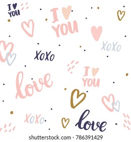 Romantic background. Perfect design for posters, cards, textile, web pages.