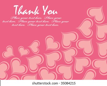 romantic background for thank you