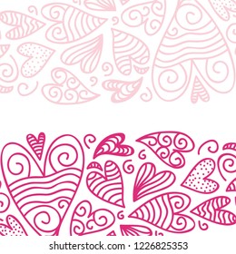 Romantic background. Vector illustration