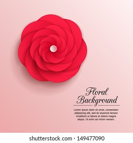 Romantic background vector illustration