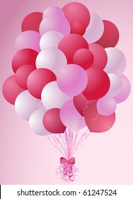 Romantic balloons bouquet