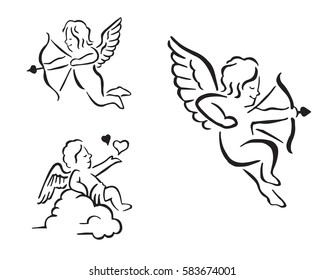 357 Cherub tattoo Stock Vectors, Images & Vector Art | Shutterstock